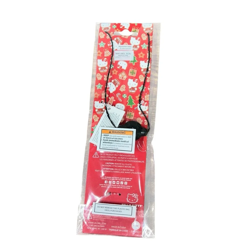 Hello Kitty Christmas Light Up Necklace Gingerbread Holiday‎